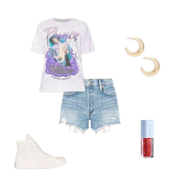 **Agolde Light Wash Denim Shorts 29 CUT# 46986 STYLE# A026-811 - Picture 9 of 10